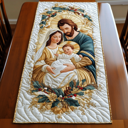 Nativity Blessing Quilted Table Runner GFTOHD239