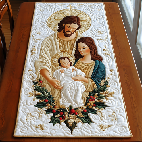 Nativity Blessing Quilted Table Runner GFTOHD240