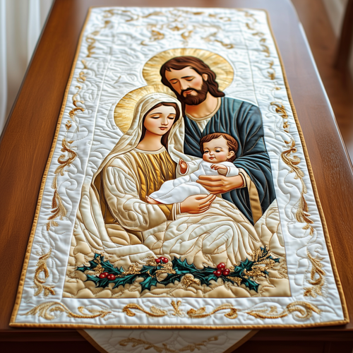 Nativity Blessing Quilted Table Runner GFTOHD242