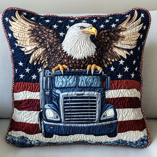 Eagle of Freedom Quilted Pillow Case GFTOHD550