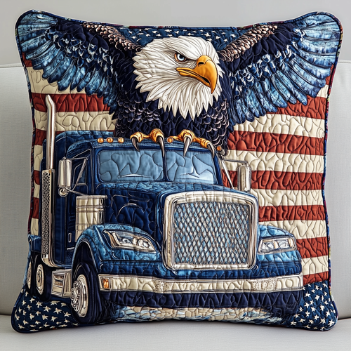 Eagle of Freedom Quilted Pillow Case GFTOHD553