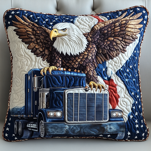 Eagle of Freedom Quilted Pillow Case GFTOHD556