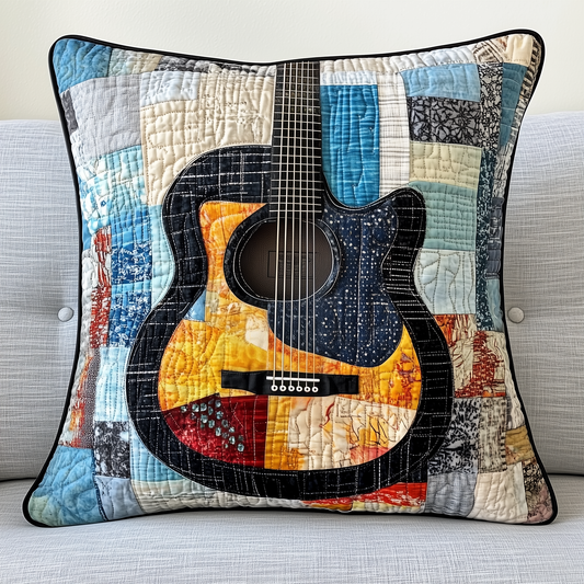 Solo Elegant Guitar Quilted Pillow Case GFTOHD665