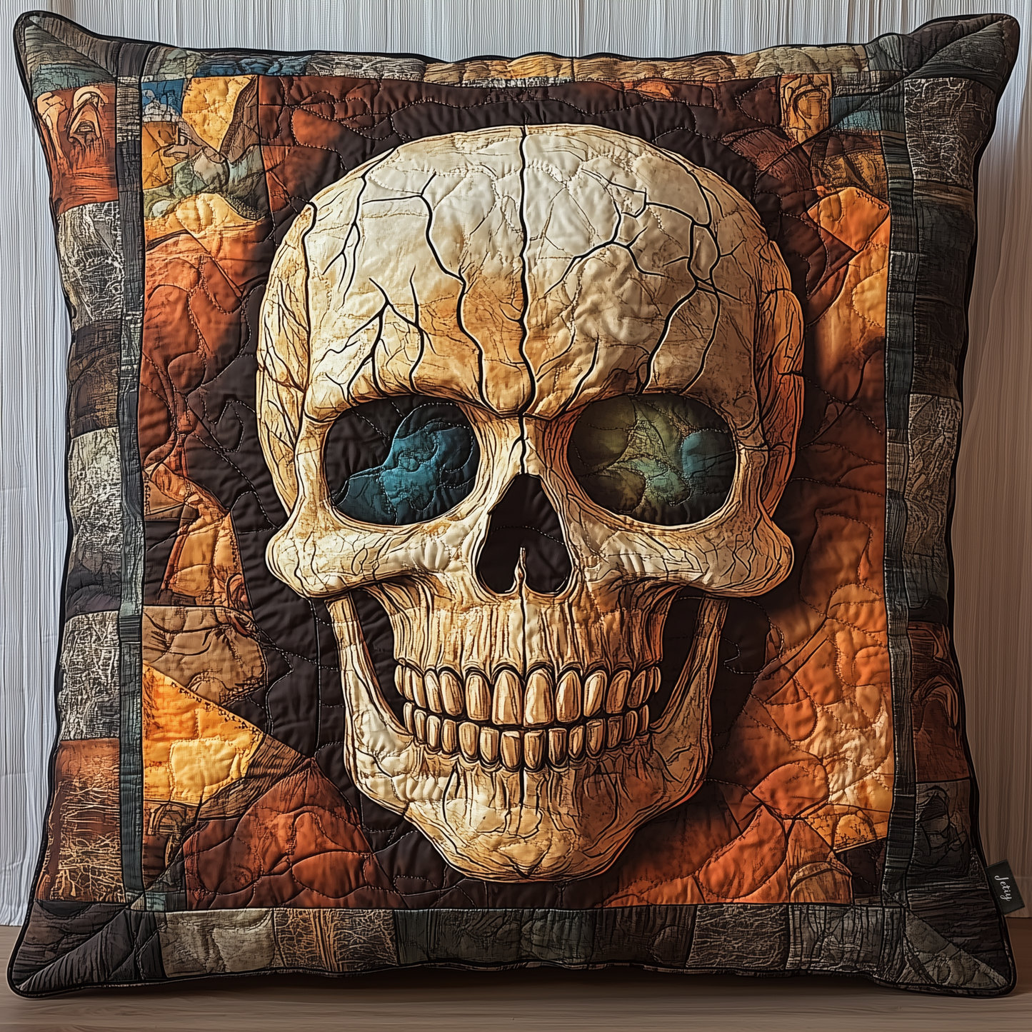 Mystique Solo Skull Quilted Pillow Case GFTOHD795