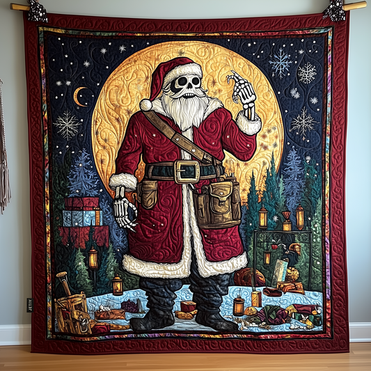 Santa of the Underworld Quilted Blanket GFTOHD835