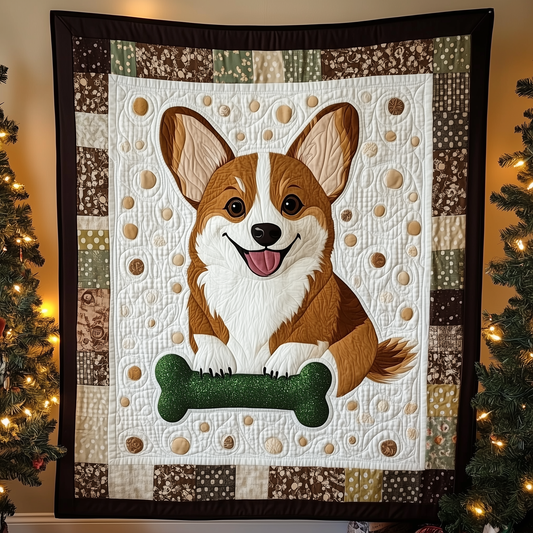 Corgi Quilted Blanket GFTONL1002