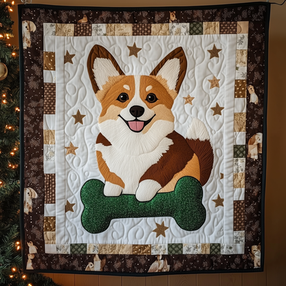 Corgi Quilted Blanket GFTONL1004