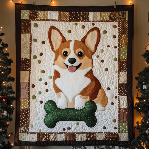 Corgi Quilted Blanket GFTONL1005