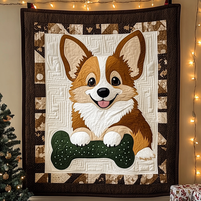 Corgi Quilted Blanket GFTONL1007