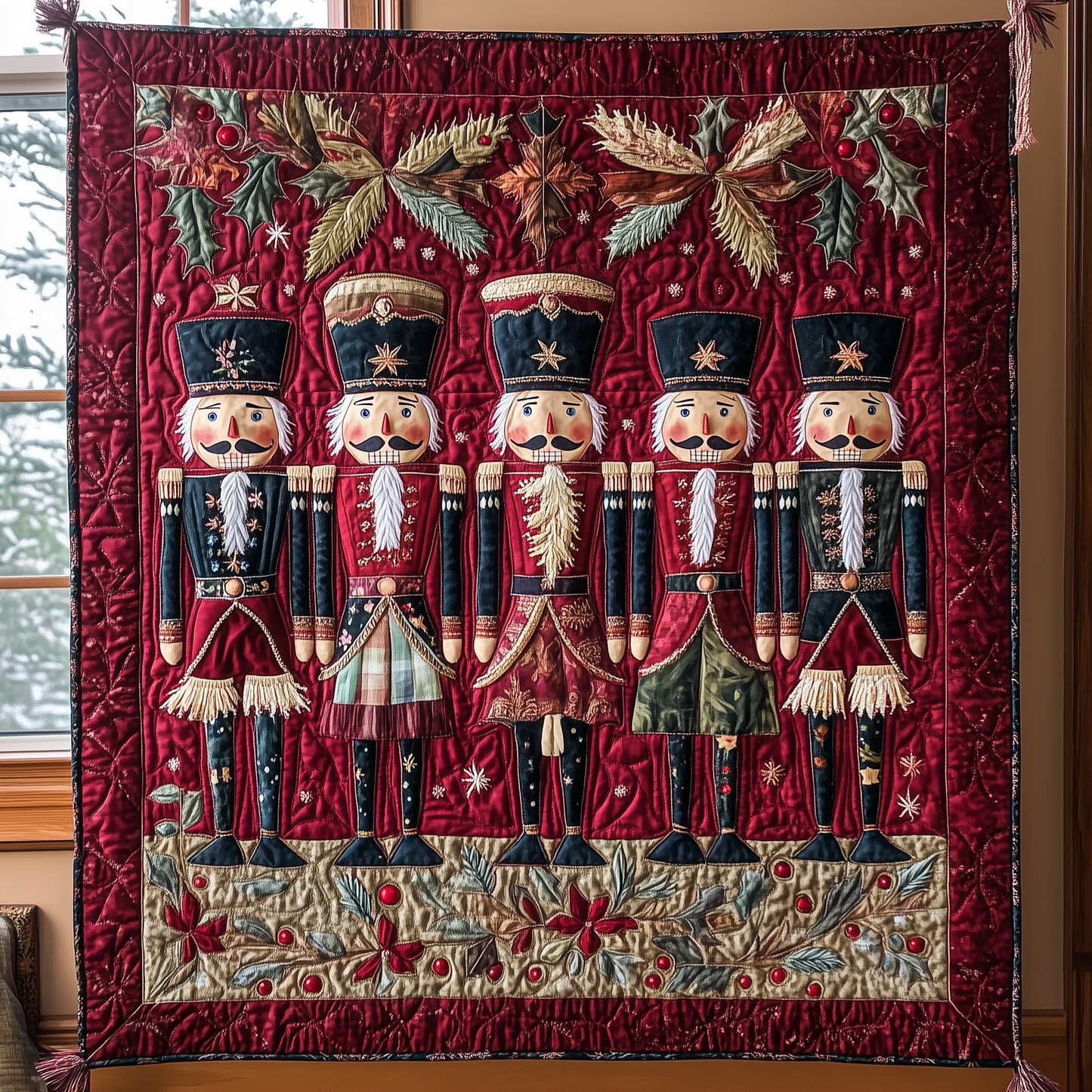 Joyful Nutcracker Quilted Blanket GFTONL1009