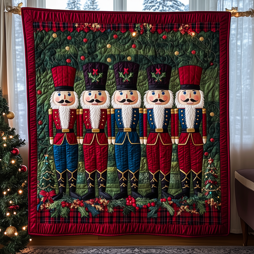 Joyful Nutcracker Quilted Blanket GFTONL1010