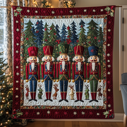 Joyful Nutcracker Quilted Blanket GFTONL1011