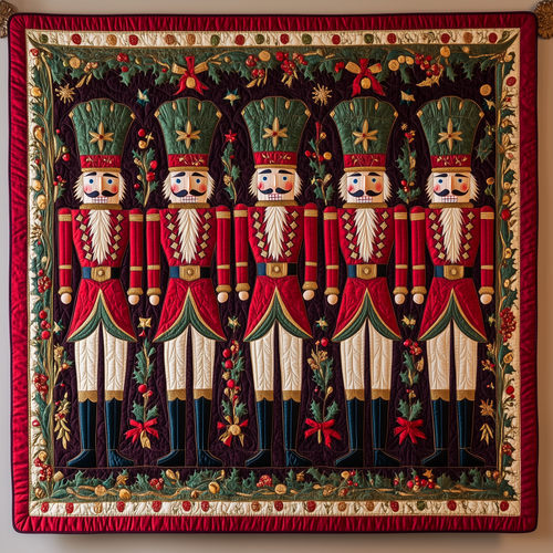 Joyful Nutcracker Quilted Blanket GFTONL1012