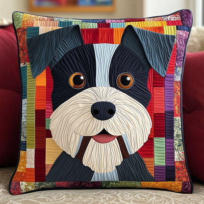 Schnauzer Quilted Pillow Case GFTONL1036