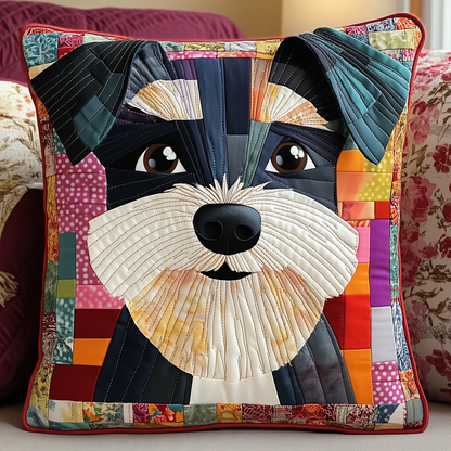 Schnauzer Quilted Pillow Case GFTONL1037