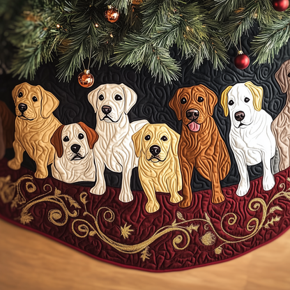 Labrador Retriever Quilted Tree Skirt GFTONL1058