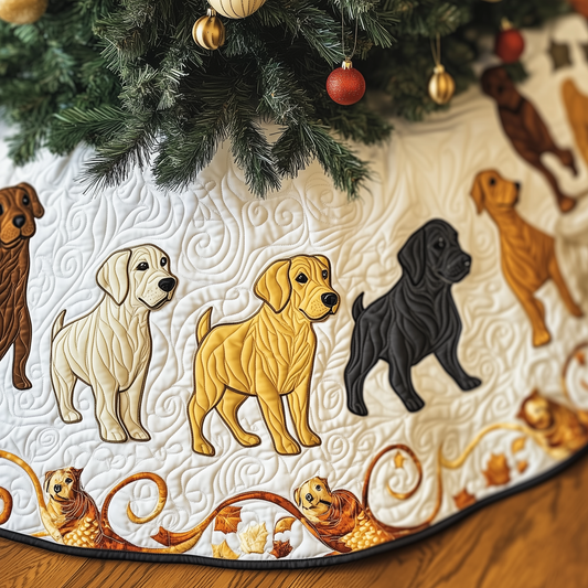 Labrador Retriever Quilted Tree Skirt GFTONL1062