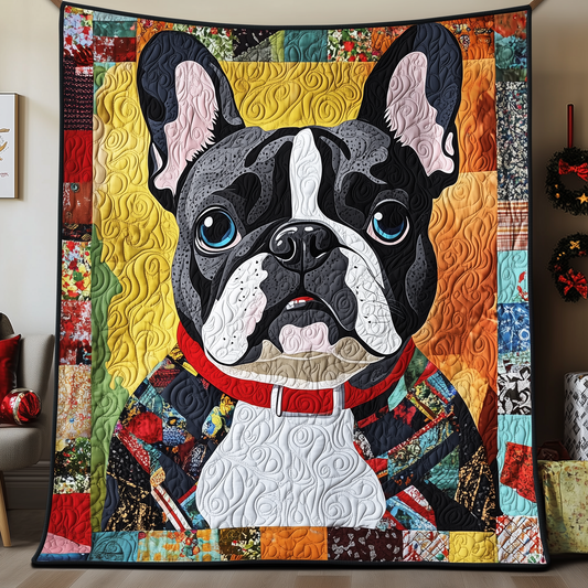 French Bulldog Quilted Blanket GFTONL1086