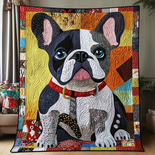 French Bulldog Quilted Blanket GFTONL1087