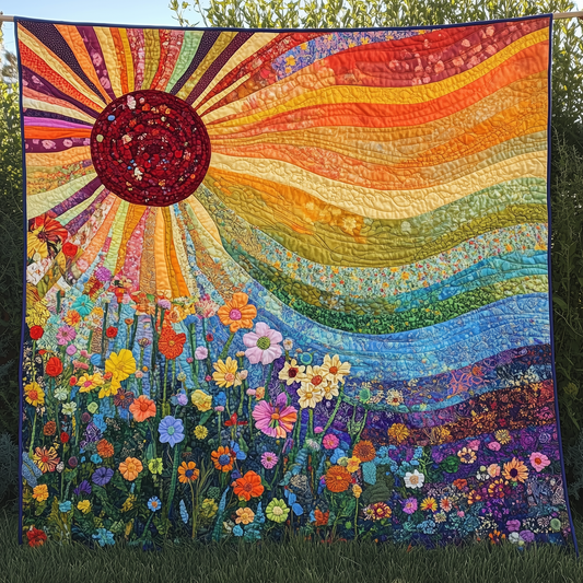 Joyful Radiance Sunshine Quilted Blanket GFTONL117