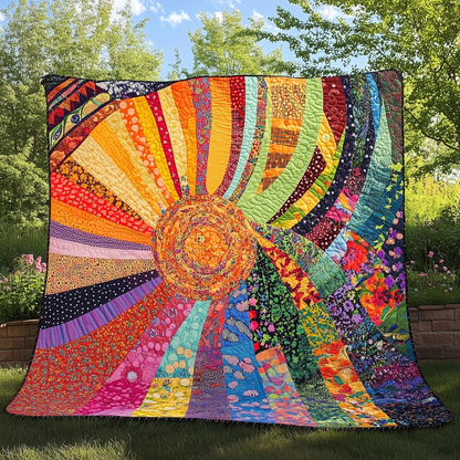 Joyful Radiance Sunshine Quilted Blanket GFTONL118