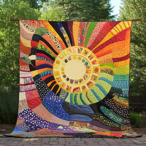 Joyful Radiance Sunshine Quilted Blanket GFTONL122