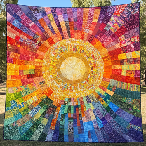 Joyful Radiance Sunshine Quilted Blanket GFTONL127