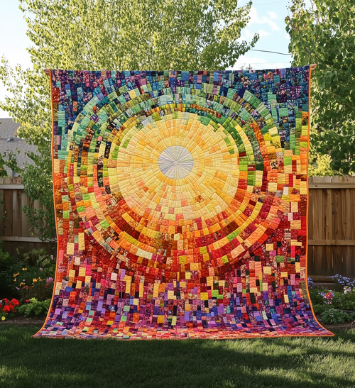 Joyful Radiance Sunshine Quilted Blanket GFTONL130