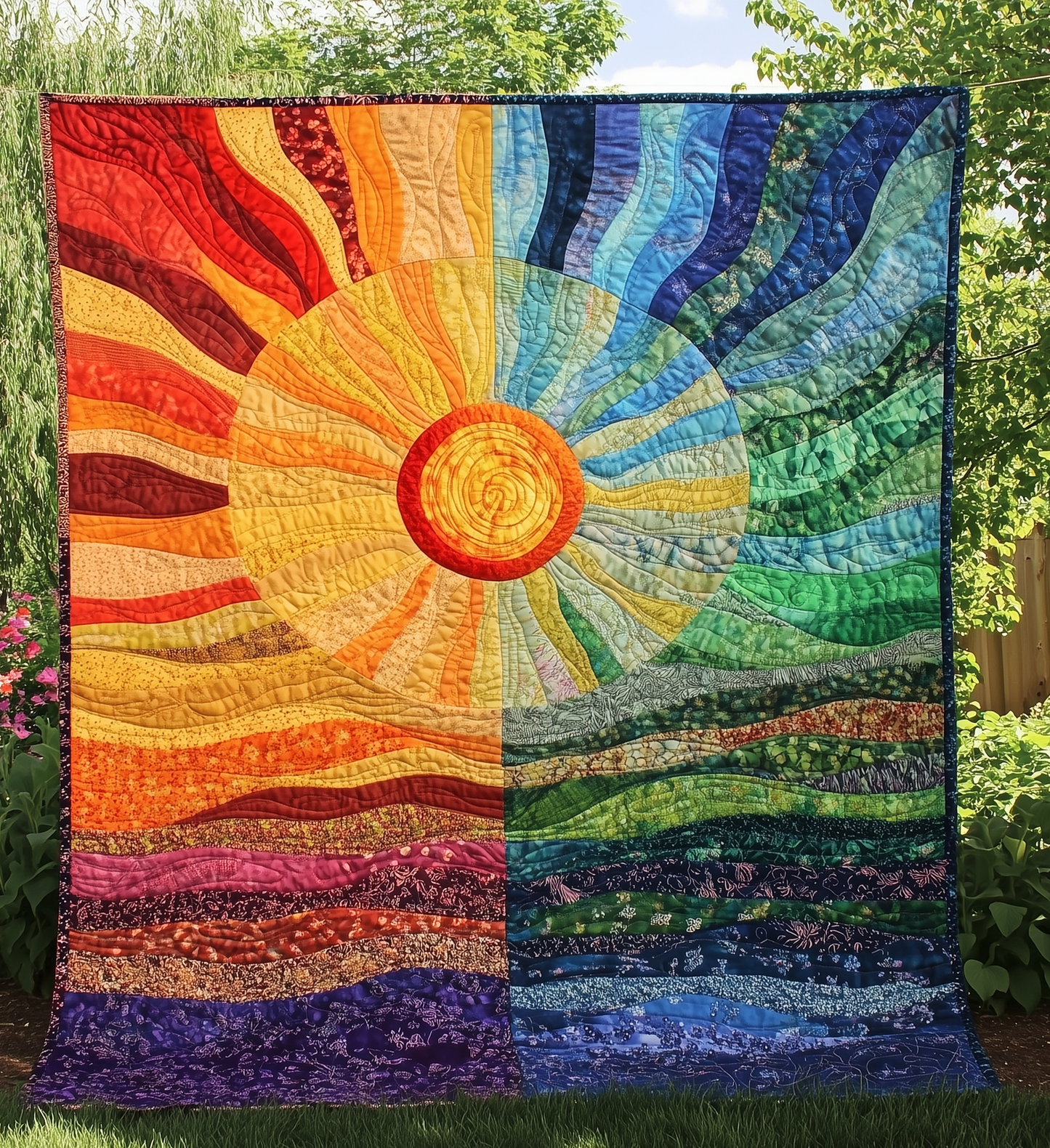 Joyful Radiance Sunshine Quilted Blanket GFTONL131