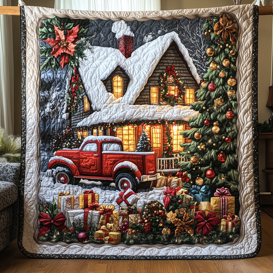 Warm And Cozy Cabin Quilted Blanket GFTONL1348