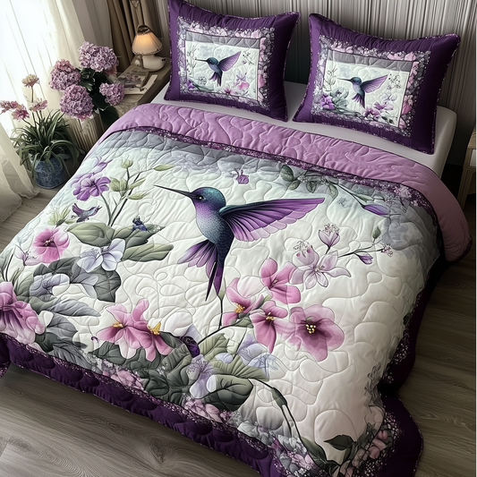 Hummingbird Quilted Bedding Set GFTONL291