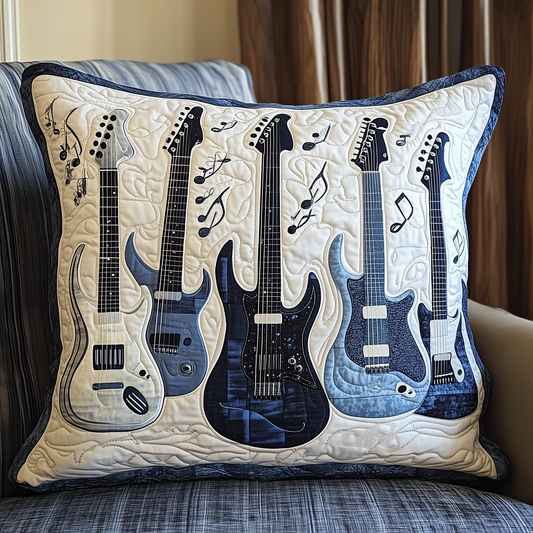 Elegant Guitar Quilted Pillow Case GFTONL364