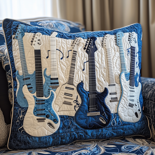 Elegant Guitar Quilted Pillow Case GFTONL369