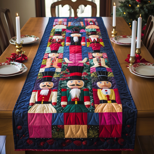 Playful Nutcracker Quilted Table Runner GFTONL658