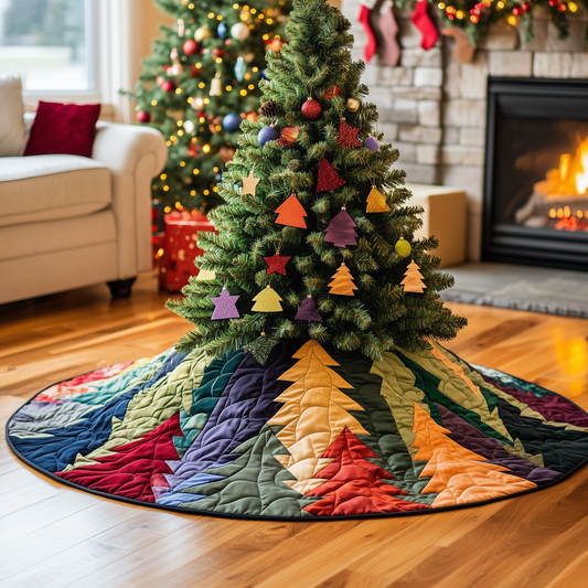 Holiday Tree Christmas Quilted Tree Skirt GFTONL771