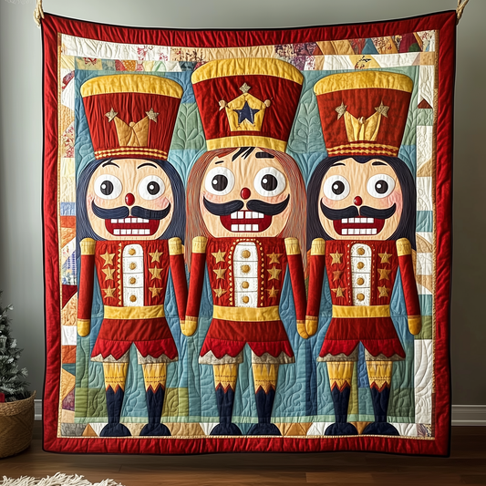 Whimsical Nutcracker Quilted Blanket GFTONL932