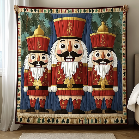 Whimsical Nutcracker Quilted Blanket GFTONL942