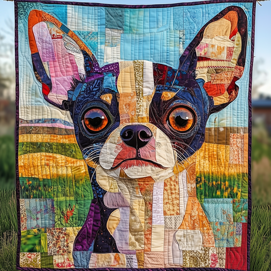 Chihuahua Quilted Blanket GFTONL974