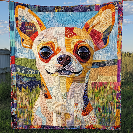 Chihuahua Quilted Blanket GFTONL976