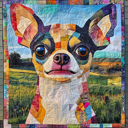 Chihuahua Quilted Blanket GFTONL978