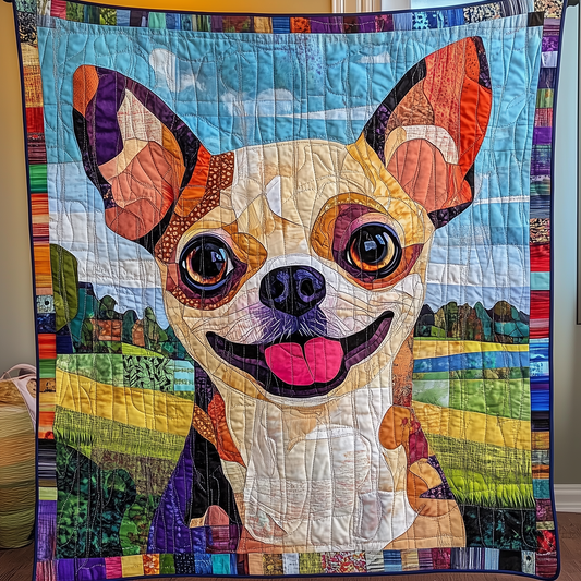 Chihuahua Quilted Blanket GFTONL981