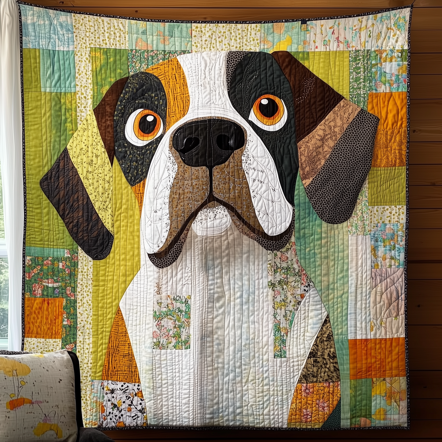 English Bulldog Quilted Blanket GFTOTL1176