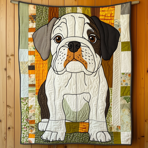 English Bulldog Quilted Blanket GFTOTL1178