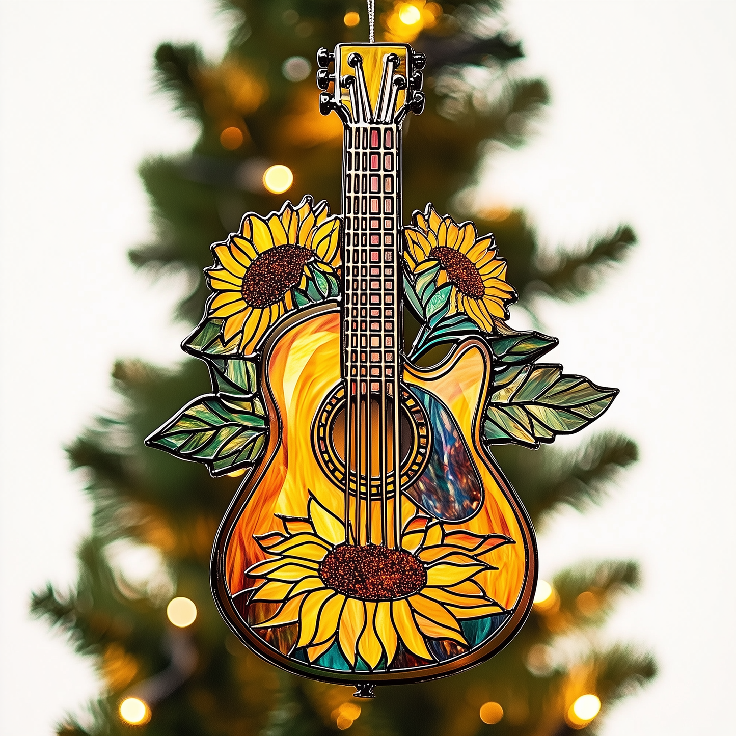 Sunflower Guitar Mica Ornament GFTOTL1201