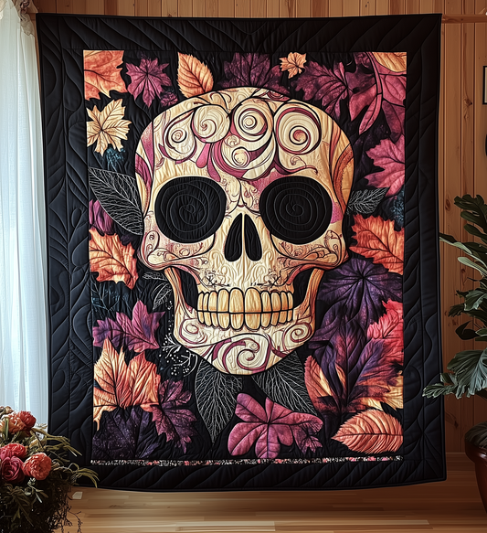 Gothic Skull Quilted Blanket GFTOTL1211