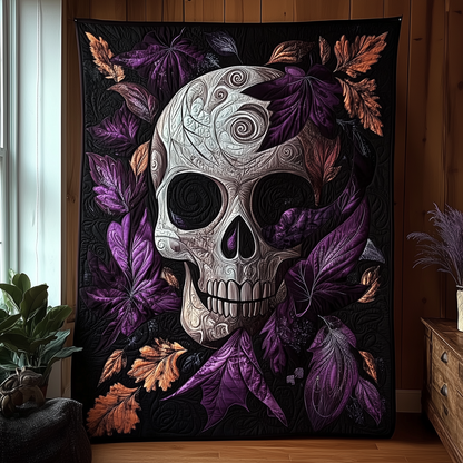 Gothic Skull Quilted Blanket GFTOTL1213