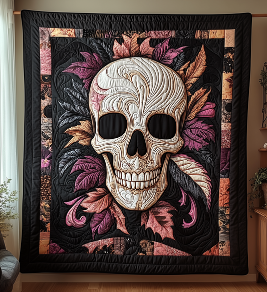 Gothic Skull Quilted Blanket GFTOTL1216