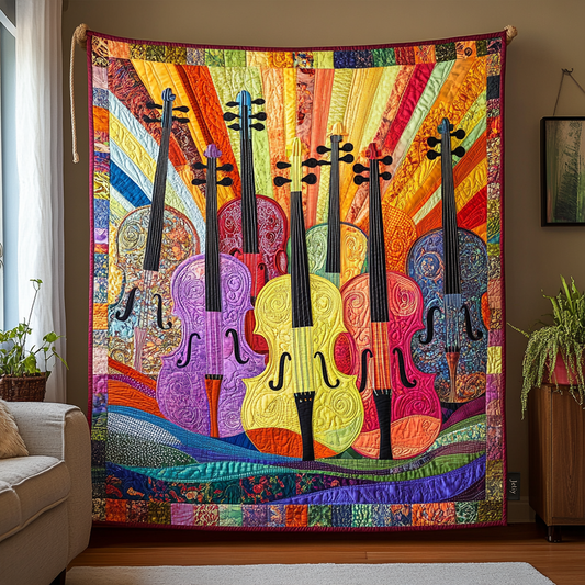 Violins Sunshine Quilted Blanket GFTOTL1293