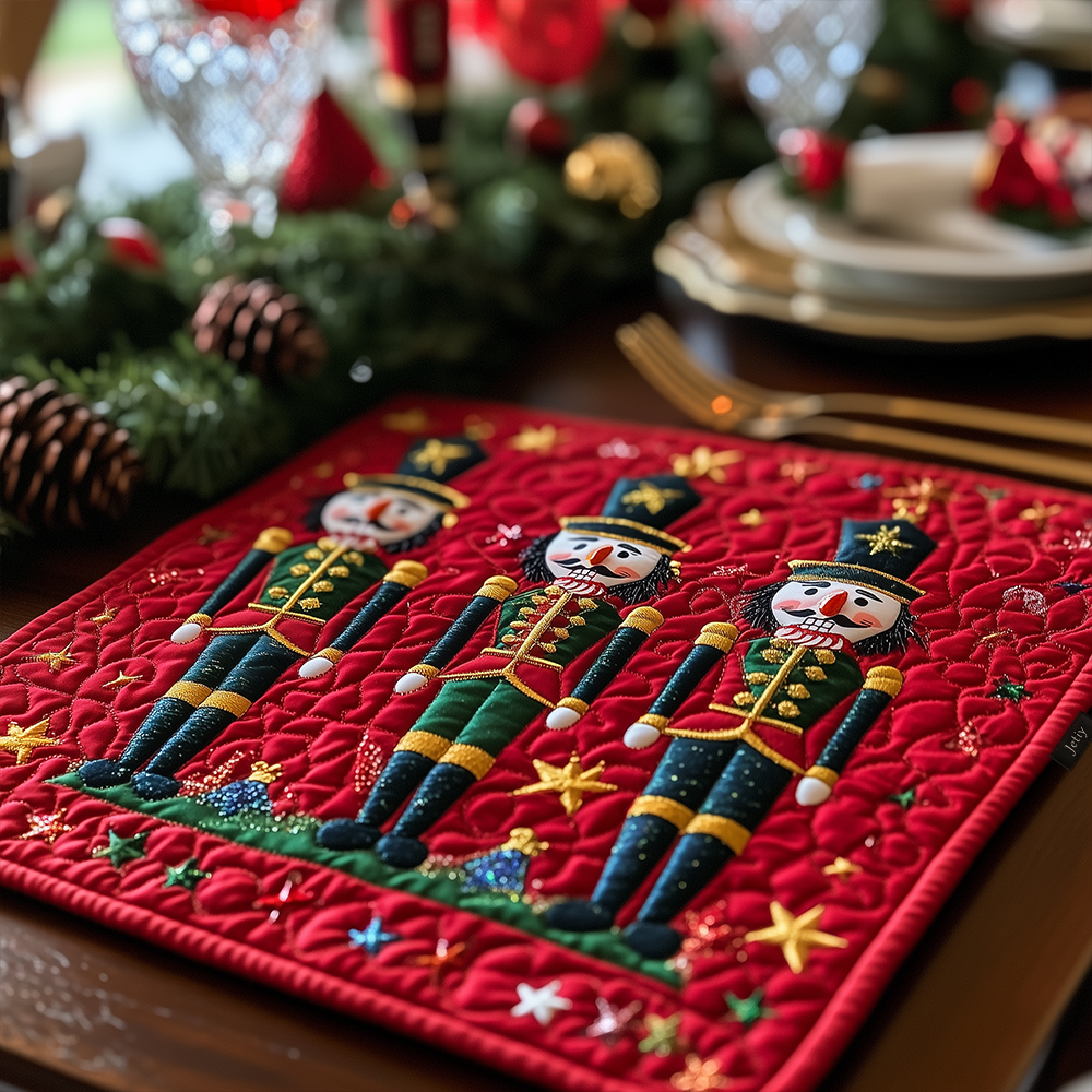 Christmas Nutcracker Quilted Place Mat GFTOTL1306