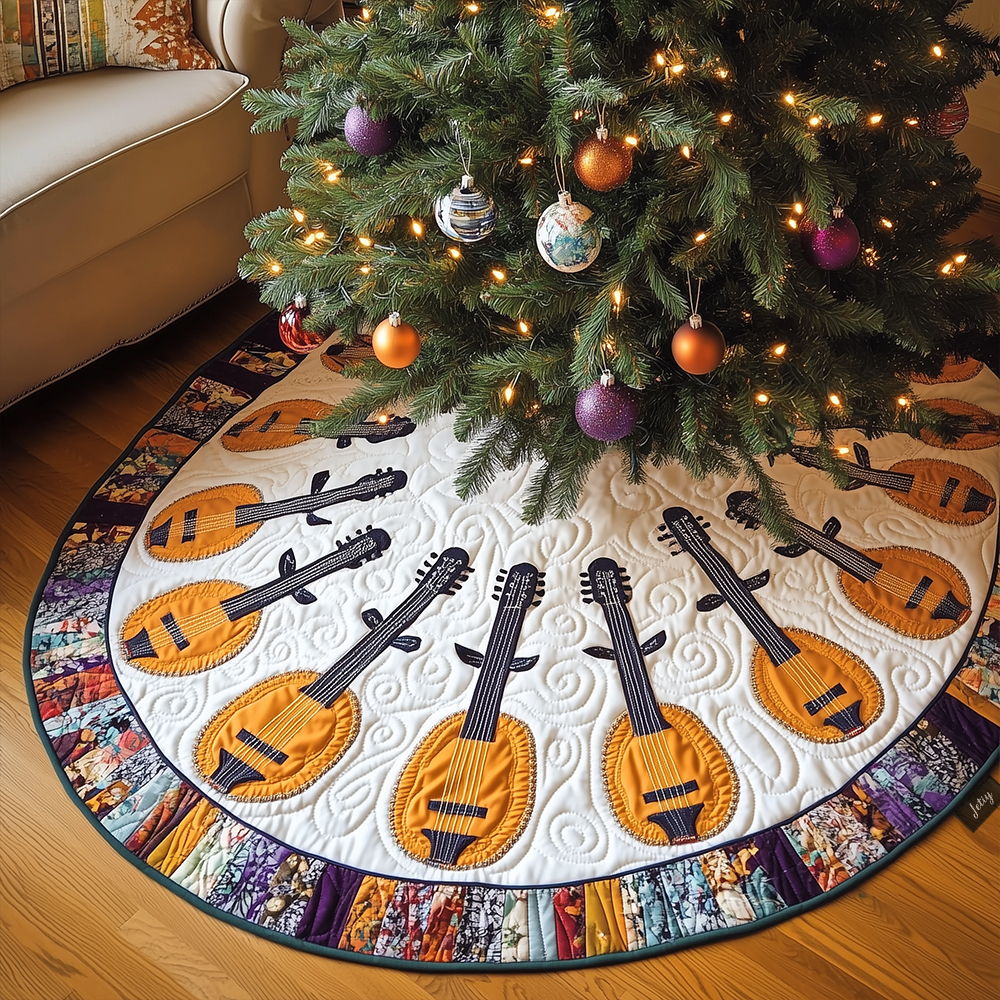 Classical Banjo Quilted Tree Skirt GFTOTL1325